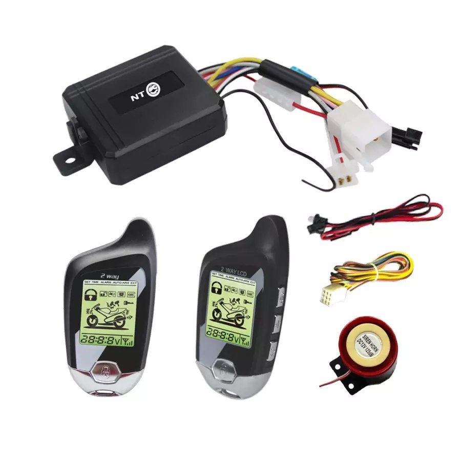 Anti-theft Alarmas Para Autos 2 Way Car Alarm System with Remote Starter